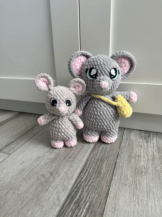 *Pattern Pack* Mouse and mini NO SEW Mouse Crochet Pattern Pack (PDF only)